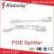 Isolated DC12V/1.5-2A 15.4W Hisource POE Optical Splitter, poe injector for security application