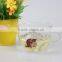 2015 china best selling manufacturer heat resistant cute decal clear glass cup with handle