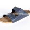 High quality casual slipper sandal cork footbed shoes