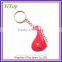wholesale rubber taekwondo keychain
