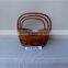 Handicraft wicker plastic gift basket beach baskets