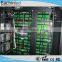 P8 advertising outdoor led panel video wall outdoor led billboard fixed installation in the wall