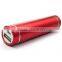 Mini Colorful Chain Power Bank for cell phone 2600mAh External Charger Battery Cheapest price universal power