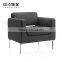 Modern style furniture office commerical three seaters fabric sofa