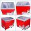 SD-282L Chest Showcase With Curved Glass Lids Display Freezer for Sale
