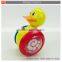 Cartoon lovely free wheel walking toy duck for kids