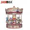 3 seats swing musical lighting horse carousel ride fiberglass coin operated token kiddie ride arcade machine carousel for sale