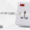 Bakelite material 3 pin MF socket with USB port 2 A outlet for India socket