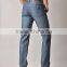 Micro elastic straight jeans