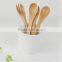 Wooden Chinese Soup Spoon And Fork Set