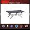 Hi-tech innovative cheap glass coffee table with wheels