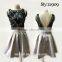 OEM Elegant black lace and stone skirt plus size women clothing wholesale manufacturer made in China