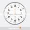 DEHENG arched glass promotional wall clock radio controlled