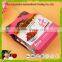 Custom printed quad seal flat bottom food grade plastic bags