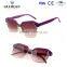 Purple Half Rim Big Square Fashion Women Sunglasses
