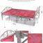 Single folding military stackable metal bed frame