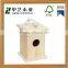 Natural handmade mini customized garden decoration wooden bird house