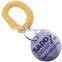 Fashion plastic spring wrist coil keychain in hot sales from GuangDong factory