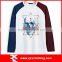 Mens 100% Cotton Long Sleeve T Shirt with Soft Print