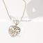 Best selling stainless steel girlfriend heart pendant necklace