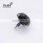 zhuhai company 45 mm black color polished chrome finish crystal pulls for cabinets