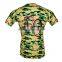 Mens Camouflage Print Short Sleeve Cycling Jersey