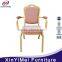 Metal tube hotel armchair with fabric XYM-L97-1