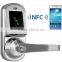 Smartphone Metal NFC Door Lock unlocked via Smartphone NFC tag with APP