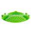 2016 China  Best Selling Mesh Silicone Clip-On Snap and Strain Strainer, Green