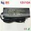 input 100~240v ac 50/60hz ac/dc power adapter 12v dc 10a power adapter