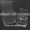 2017 Black Acrylic ballot box wth lock and key for election