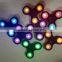 608 Led Spinner fidget with clickable button chrome steel bearing led spinner
