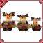 Lovely christmas deer style fine wickerwork basket for christmas gift
