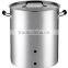 15 Gallon brew pot for home beer brewing with triple bottom