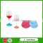 Wine Glass Silicone Cup Coaster,Cup Mat,Silicone Cup Mat