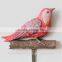 Set of 3 Rustic Home Decorative Resin Bird Wall Hooks