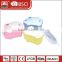Cartoon food container Plastic Bento Lunch Box kids lunch box for kids with spoon and fork