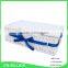 Stylish paper rope weaving basket with lid for cutlery small sundries storage