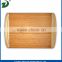 Natural solid Olivewood cutting board with handle wooden cutting board with ring round board