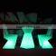 Illuminated Diamond Shape Table and Chair