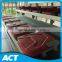 Telescopic retractable bleacher seating stand for gym