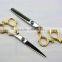 2015 New YF0458Japanese steel zodiac Tiger hair scissor