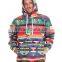 wholesale Aztec Print Mens Pullover 100 Polyester Hoodie