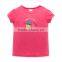 2017 Korean style baby girls clothing short sleeve baby shirt organic cotton baby t shirt