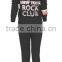 Women's Sporty Embellished Two Piece Active Set with Zip Up Jacket
