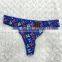 Ladies chic fancy cute print sexy thong panty wholesale from Shantou factory