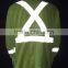 High Vis Lime Heat-applied Tape Long Sleeve Safety T-shirt