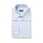 The Latest Light Blue Stripes Italian Collar Long Sleeves Men Shirt