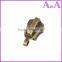 #5 silver shiny plastic slider N/L