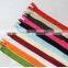 Various Size & Color 3# invisible nylon zipper with normal tape for woman clothes